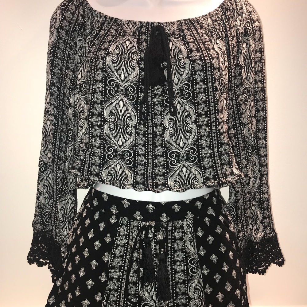Bohemian 2 piece outfit